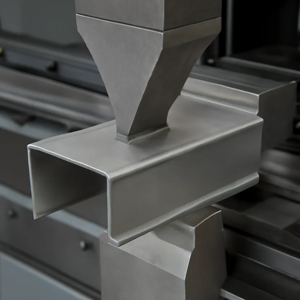 Close-up view supporting the article topic 7 design tips for bend-ready sheet metal parts