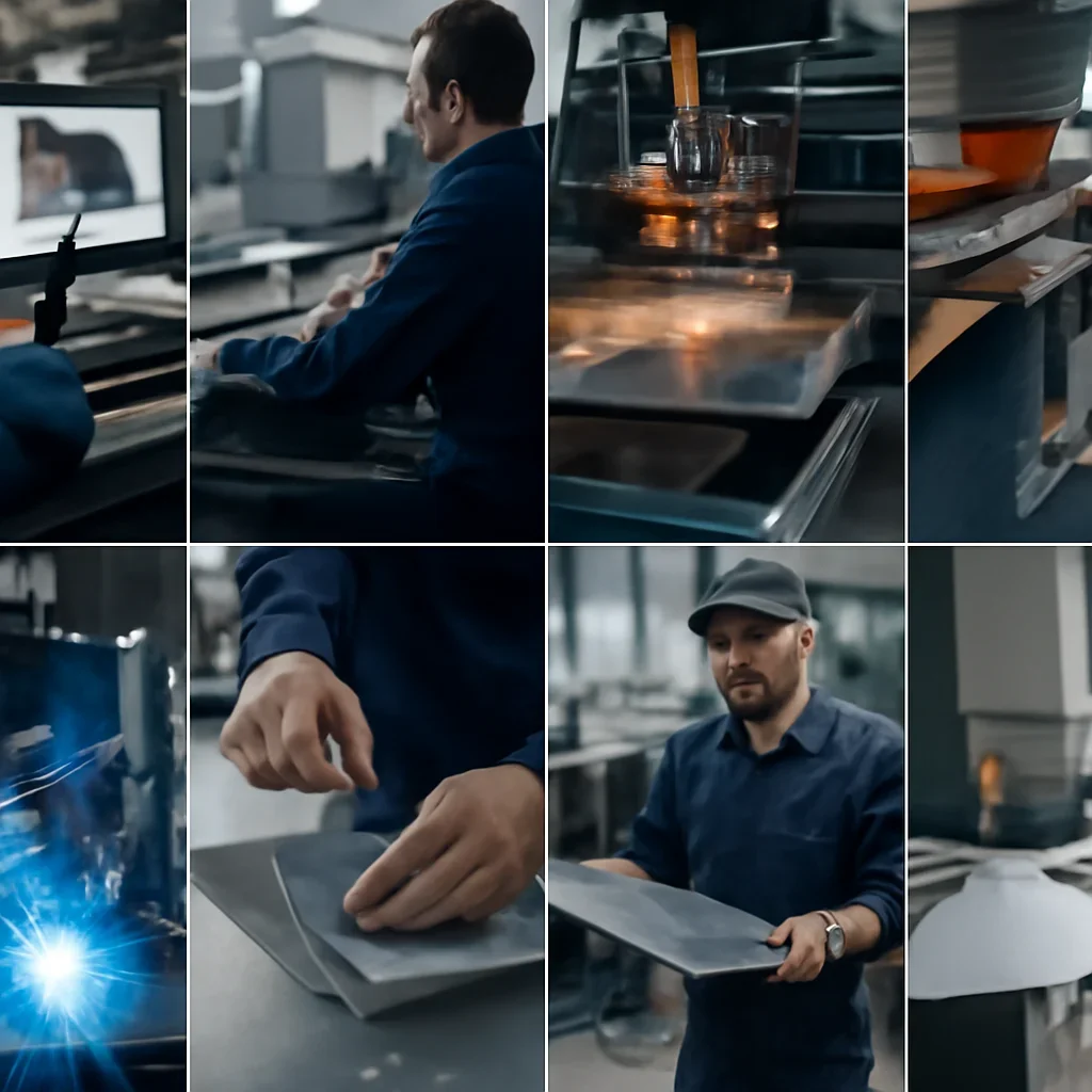 Fabrication workflow for sheet metal fabrication vs cnc machining from review through production