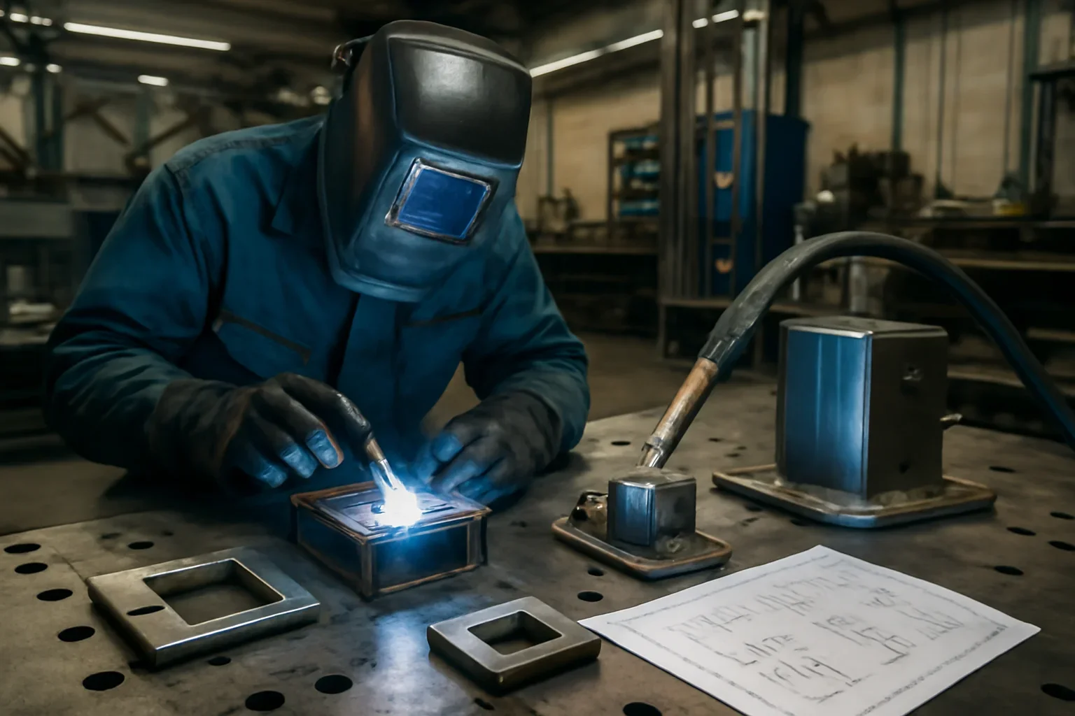 TIG vs MIG Welding at Old Bridge Metal Fabrication with custom fabricated metal parts and project planning