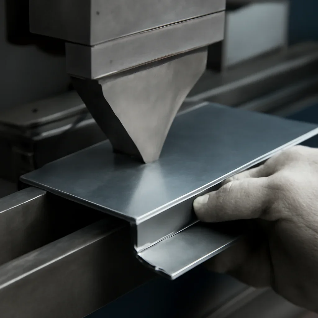 Close-up detail supporting forming & bending with parts, materials, and fabrication workflow