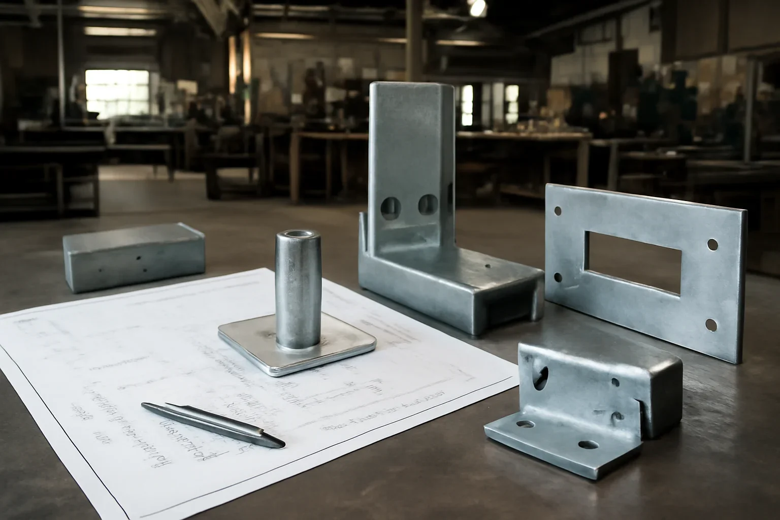Galvanized Steel Fabrication at Old Bridge Metal Fabrication with custom fabricated metal parts and project planning