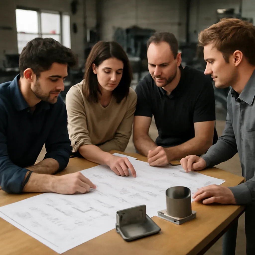 Project discussion around repair & modification with the Riverside fabrication team