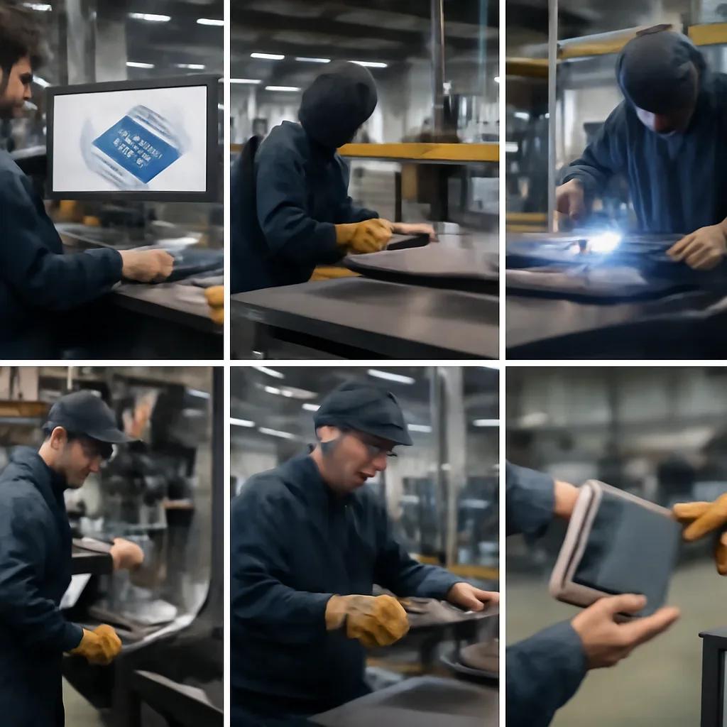 Fabrication workflow for repair & modification from review through production