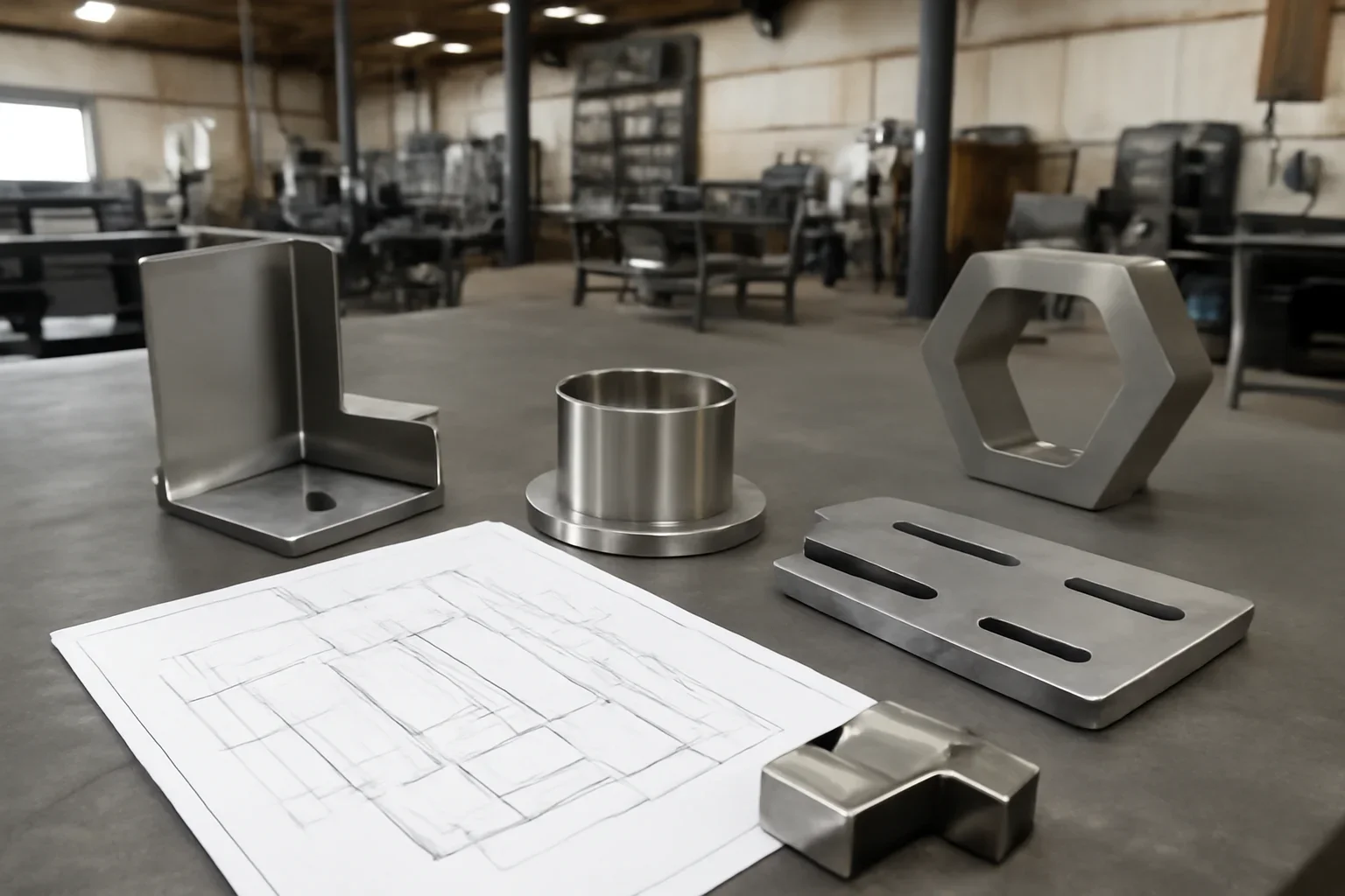 Stainless Steel Fabrication at Old Bridge Metal Fabrication with custom fabricated metal parts and project planning