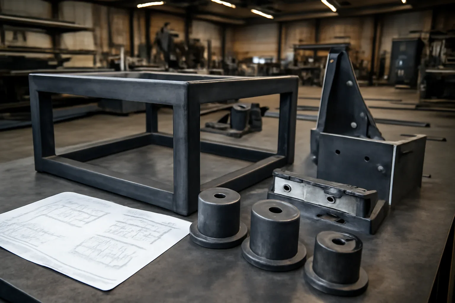 Steel Fabrication at Old Bridge Metal Fabrication with custom fabricated metal parts and project planning