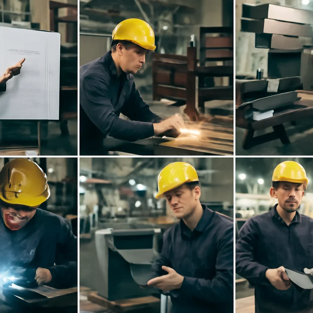 Fabrication workflow for manufacturing from review through production