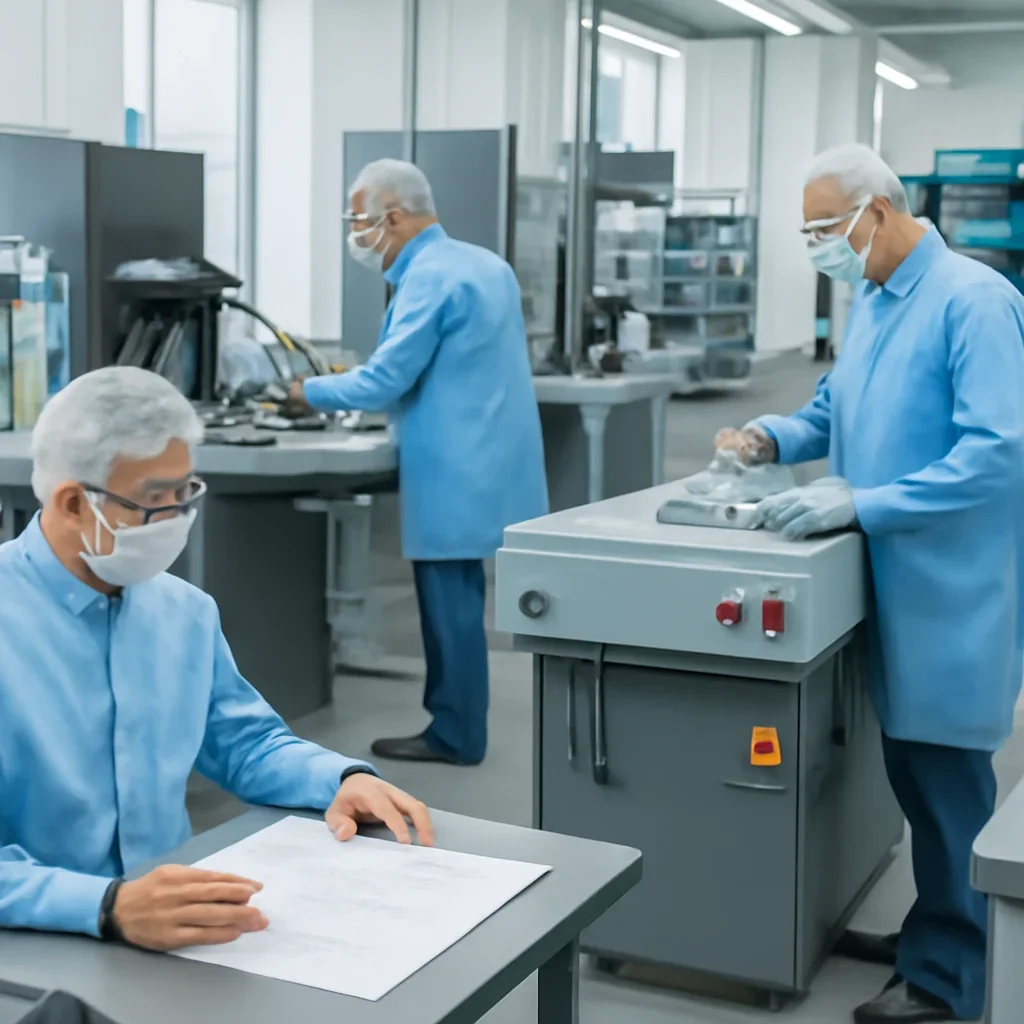 Fabrication workflow for medical devices from review through production