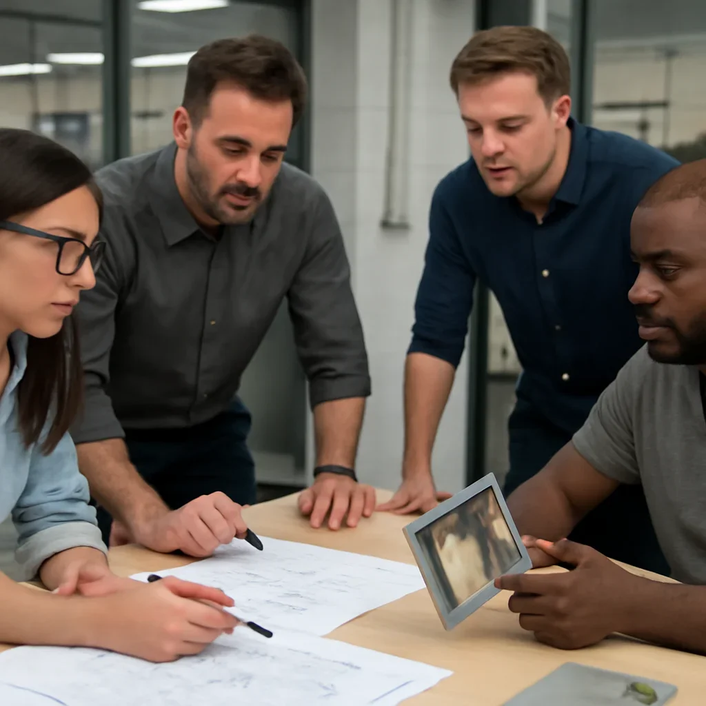 Project discussion around solidworks integration with the Riverside fabrication team