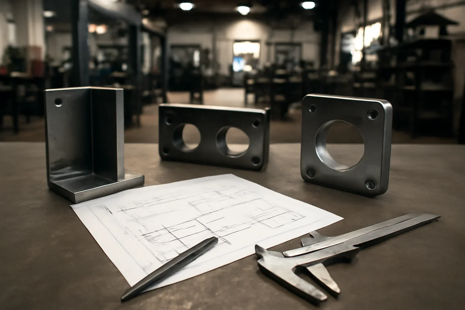 Design-Assist Fabrication at Old Bridge Metal Fabrication with custom fabricated metal parts and project planning