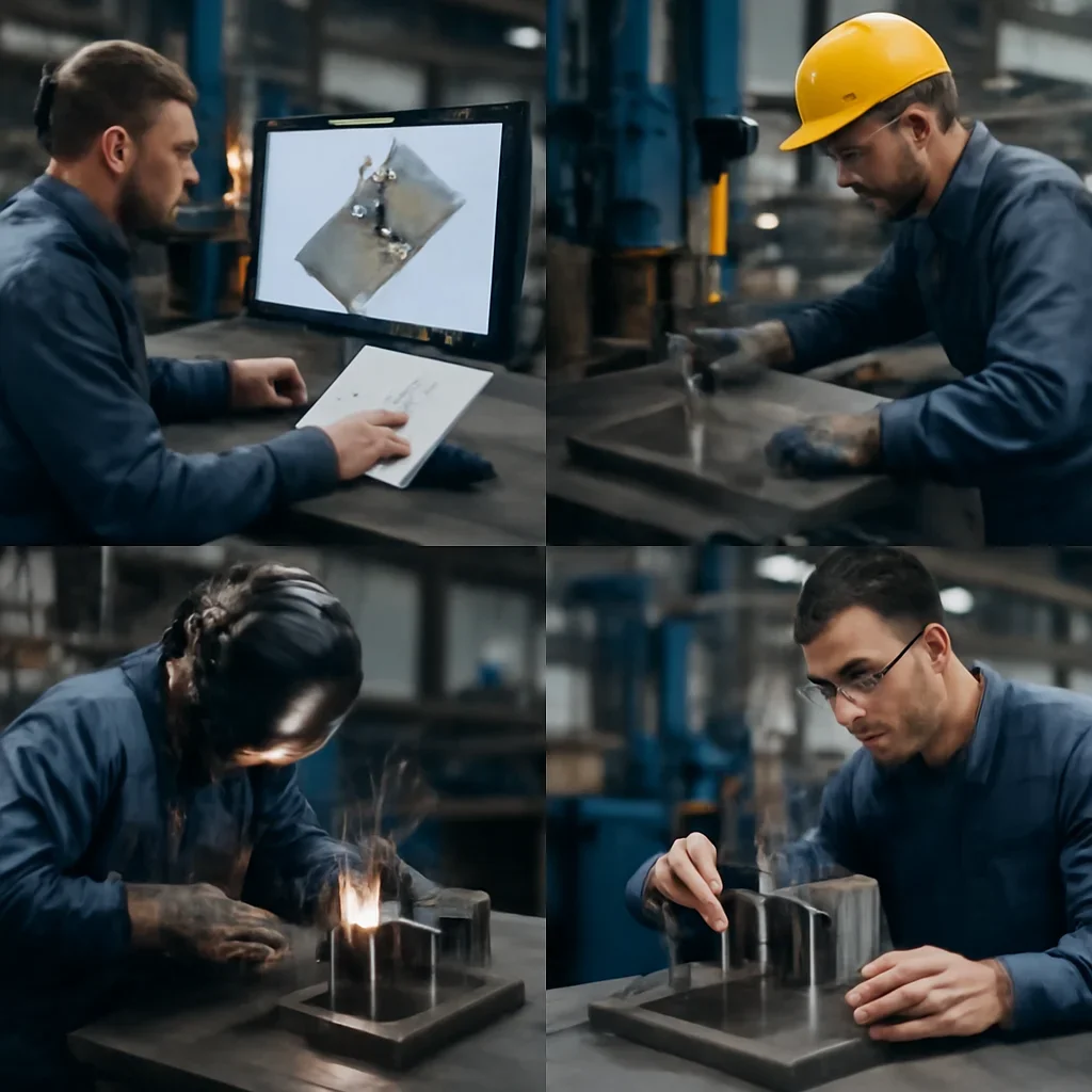 Fabrication workflow for fixtures & jigs from review through production