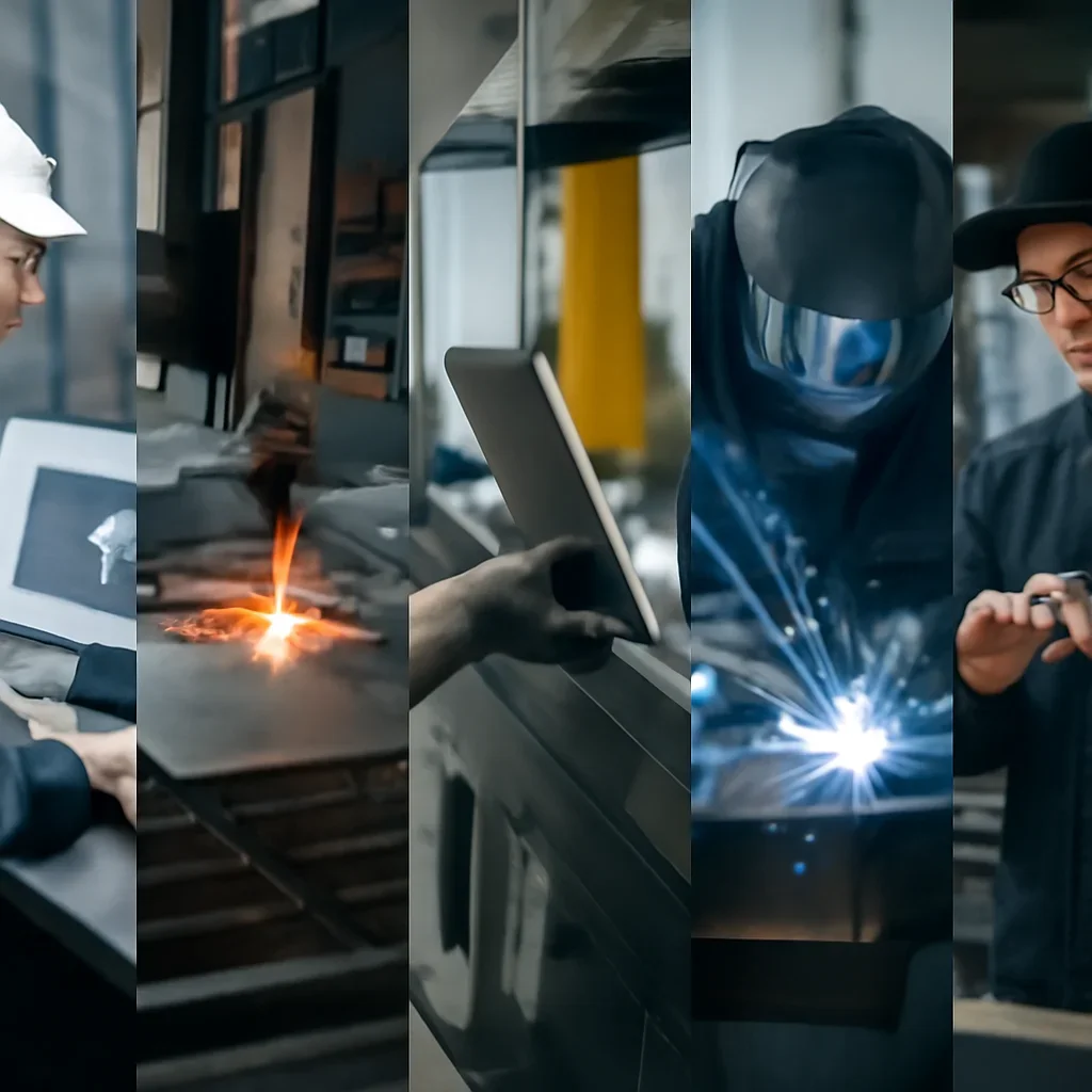 Fabrication workflow for repair & replacement parts from review through production