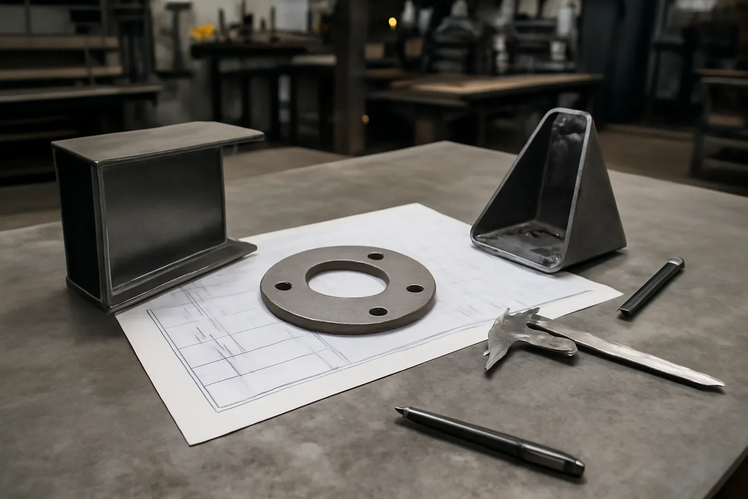 FAQs for Contractors at Old Bridge Metal Fabrication with custom fabricated metal parts and project planning