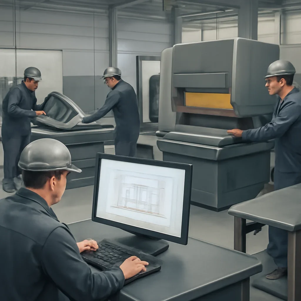 Fabrication workflow for file format requirements from review through production
