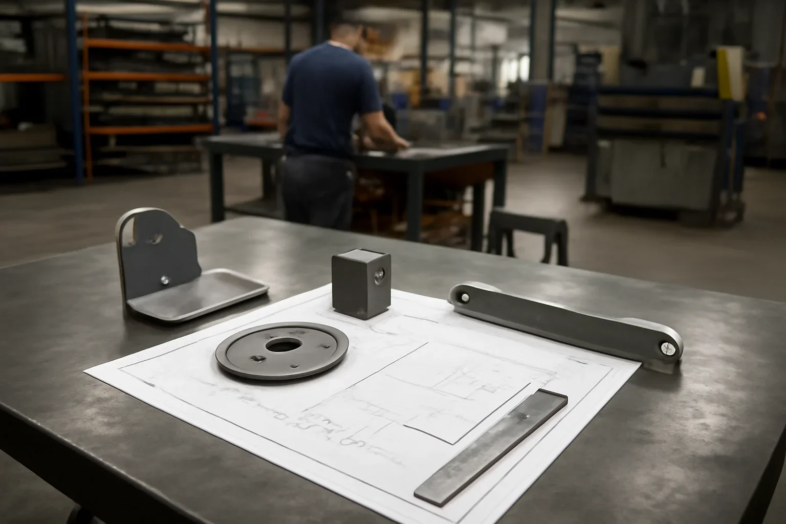 Material Options at Old Bridge Metal Fabrication with custom fabricated metal parts and project planning