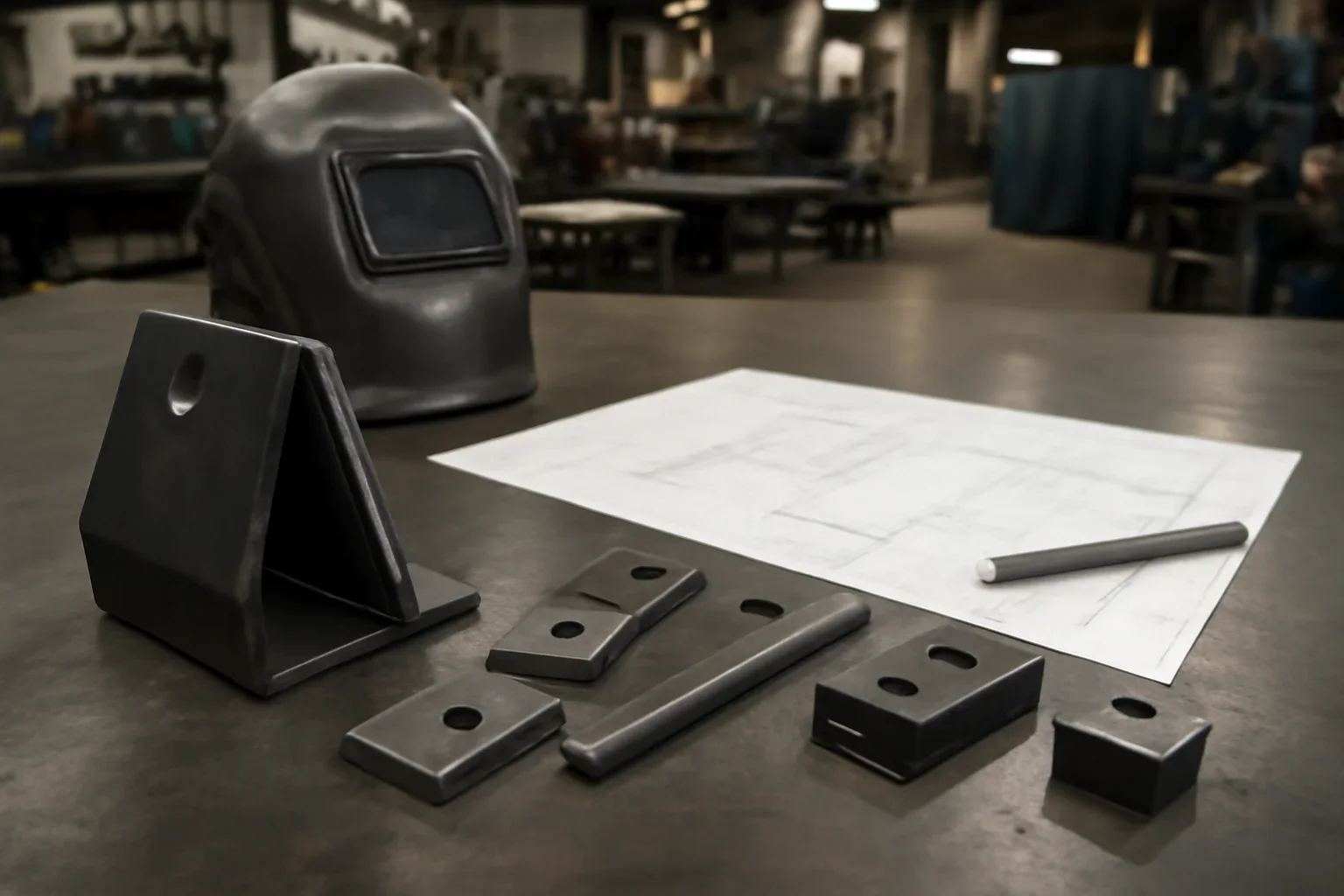 Welding Specifications at Old Bridge Metal Fabrication with custom fabricated metal parts and project planning